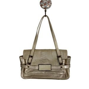 R&Y Augousti Embossed Leather Satchel - LAST CHANCE!